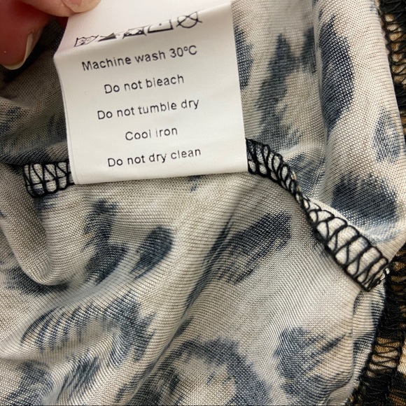 MissMoly Leopard Print Shirt Sleeve Blouse Size XL - Picture 7 of 7